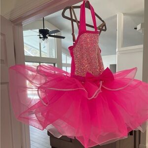 Little Girls (5T) Pink Tutu Ballet Dress - Excellent Condition